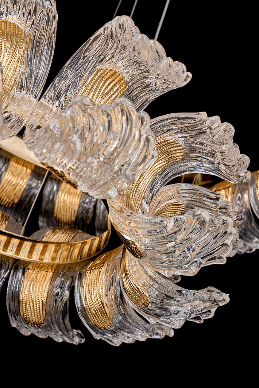 Подвесная люстра moana le3050/800-2k gd