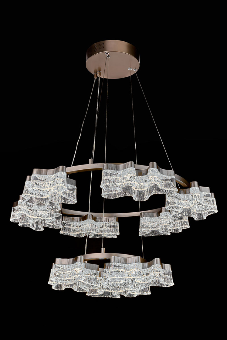 Подвесная люстра recif le7724/850-2k grey