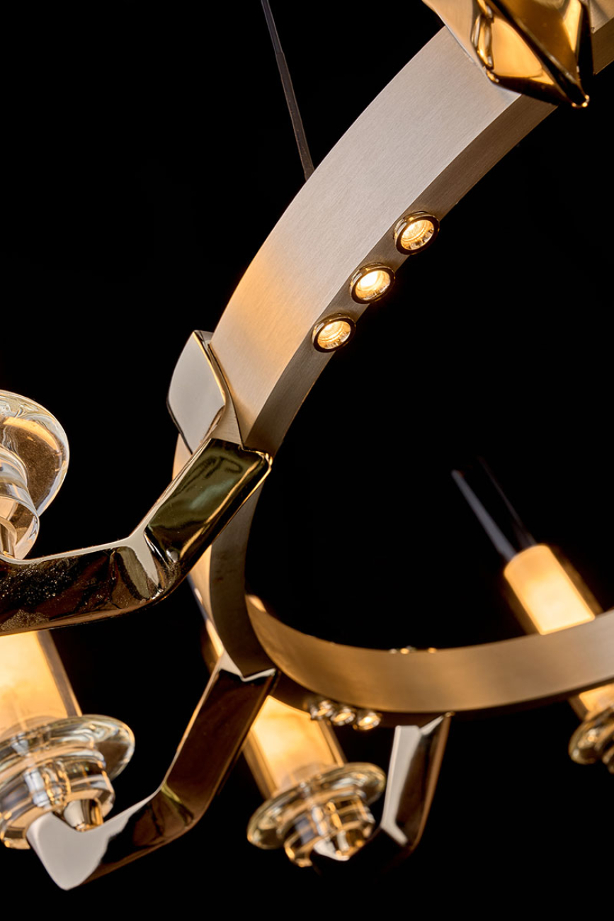 Подвесная люстра alana le7907/8 chrome