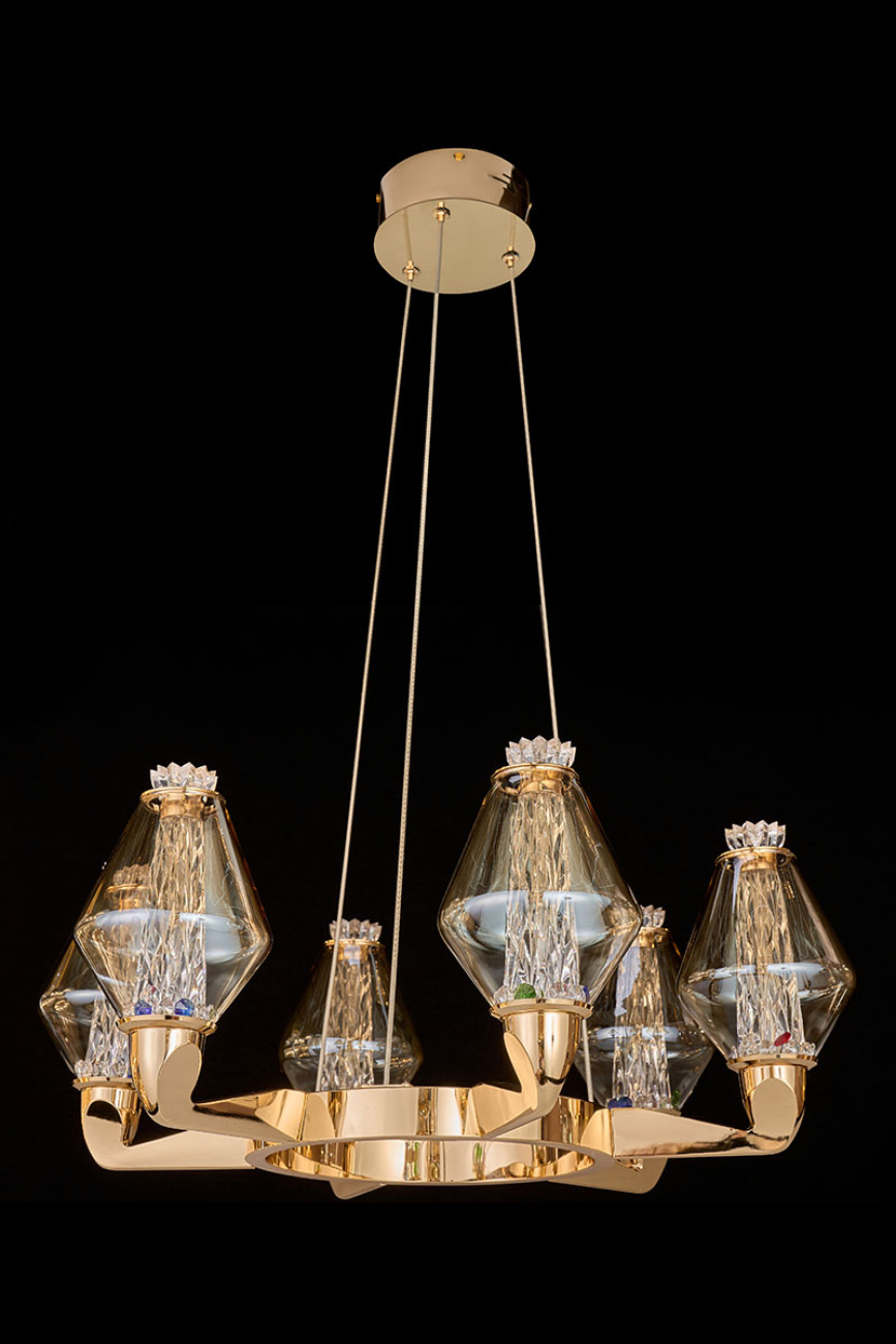 Подвесная люстра camille le3056/650 gd