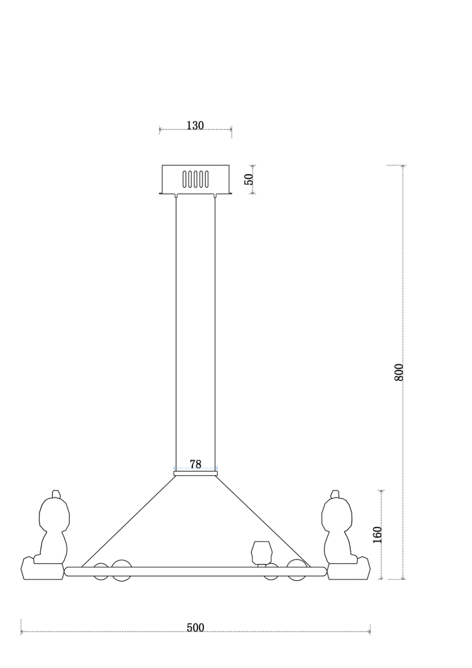 Подвесная люстра sophie le1077/500 gd