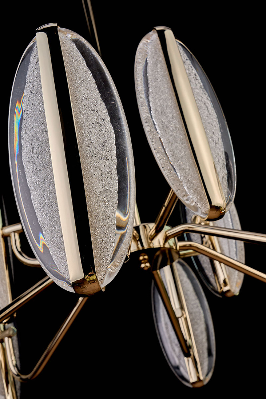 Подвесная люстра irene le7900/6+3 gold