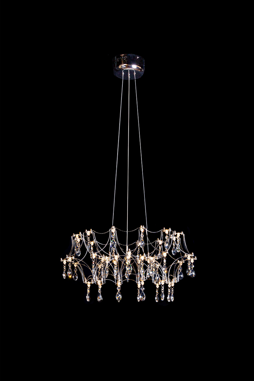 Подвесная люстра thea le3035/600 ch/tr