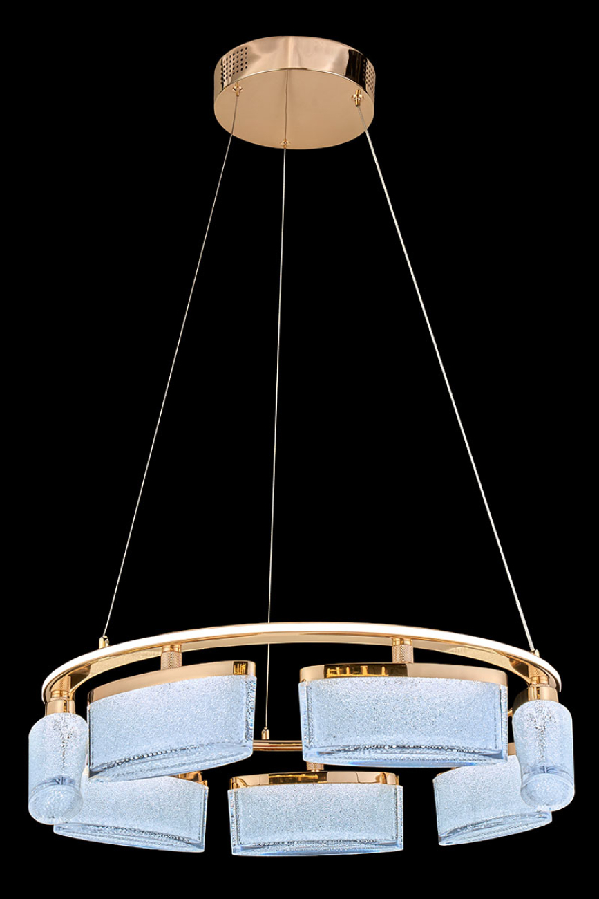 Подвесная люстра indiana le7910/7 gold