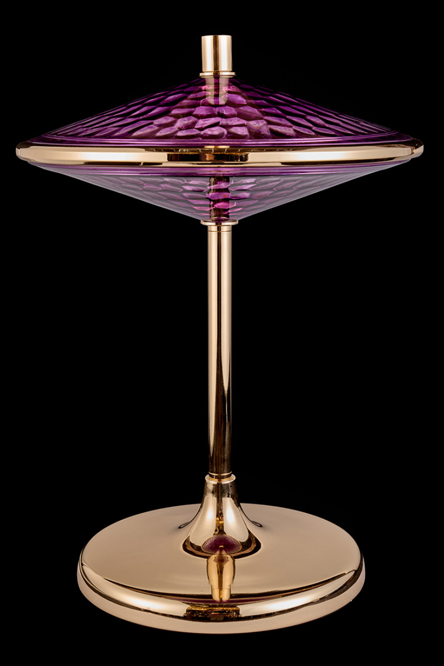 Настольная лампа chantale le3027/1t gd/pu