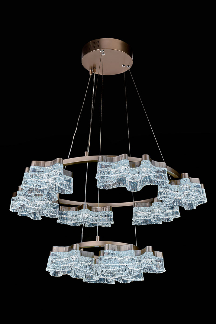 Подвесная люстра recif le7724/850-2k grey