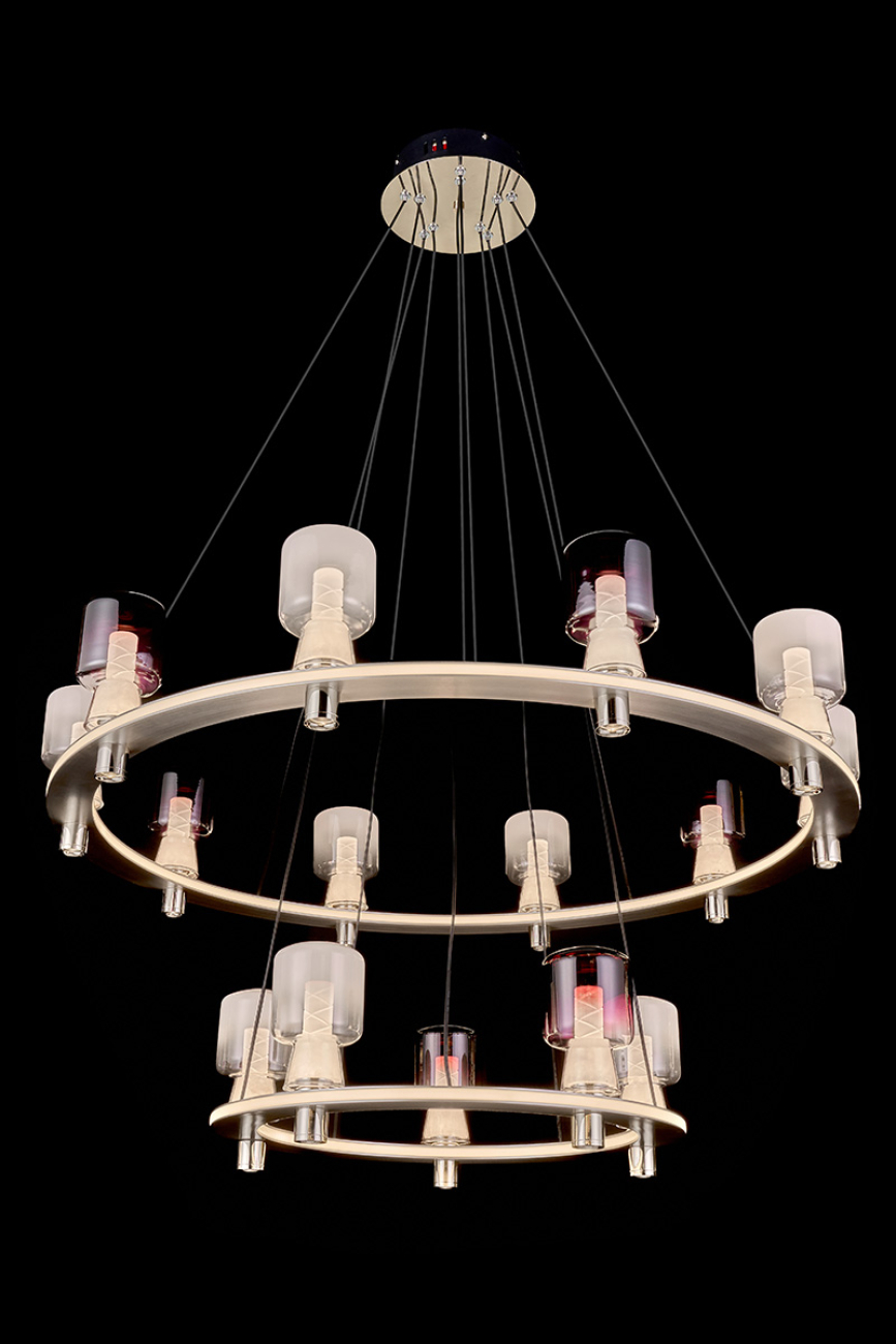 Подвесная люстра marie le7719/10+5 nickel