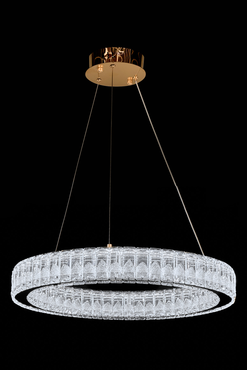 Подвесная люстра delaina le3012/600 gd