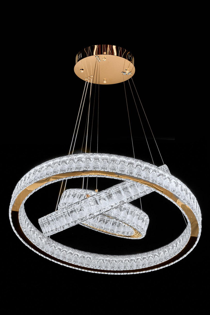 Подвесная люстра delaina le3012/800-3k gd