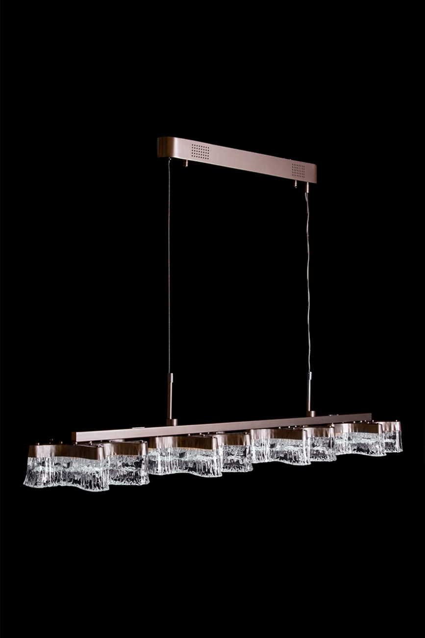 Подвесная люстра recif le7724/1220l grey