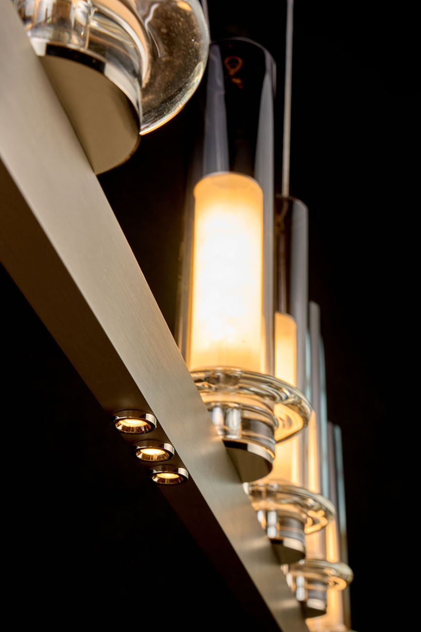 Подвесная люстра alana le7907/5l chrome