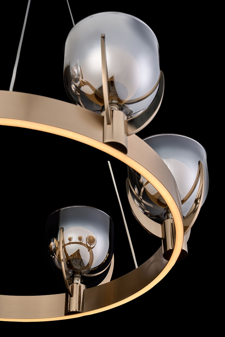 Подвесная люстра kelly le3055/810 gd