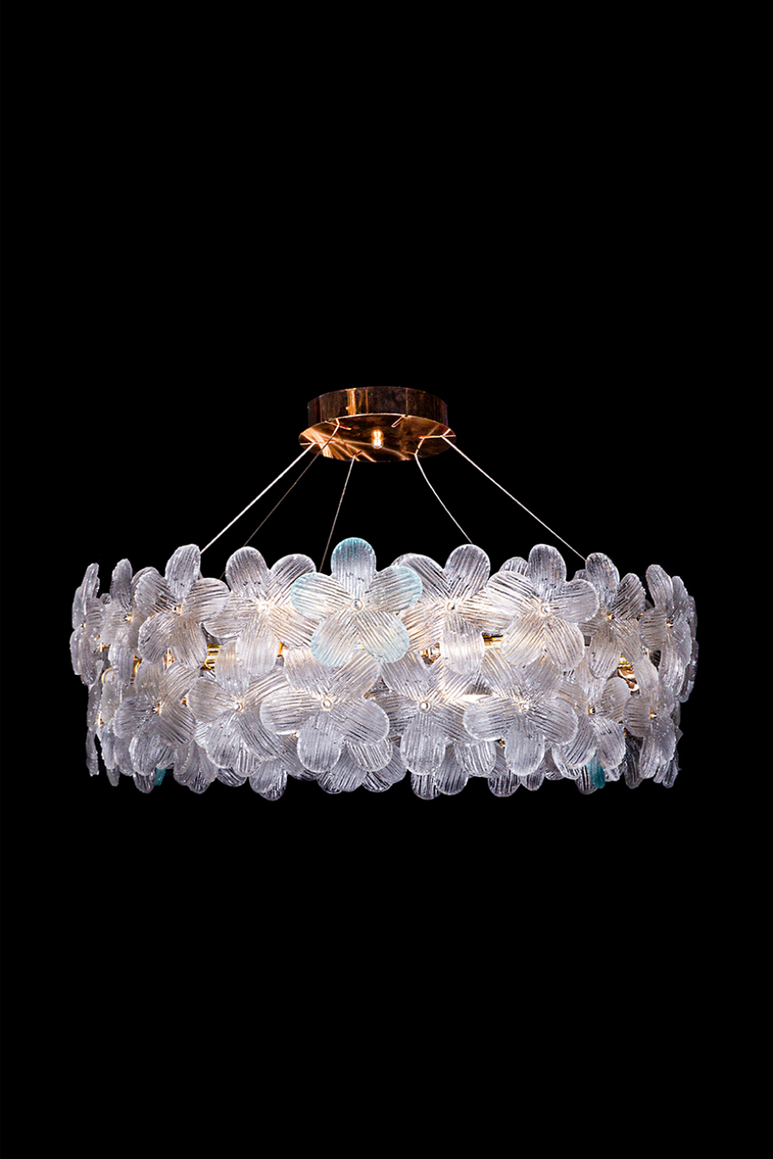 Подвесная люстра fleur le6867/800 gd