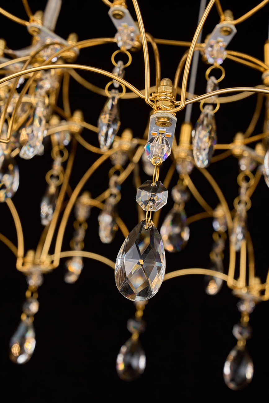 Подвесная люстра thea le3035/600 gd/tr