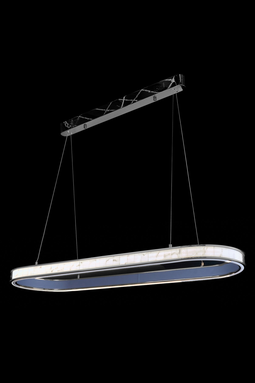 Подвесная люстра christine le7702/1050l black chrome