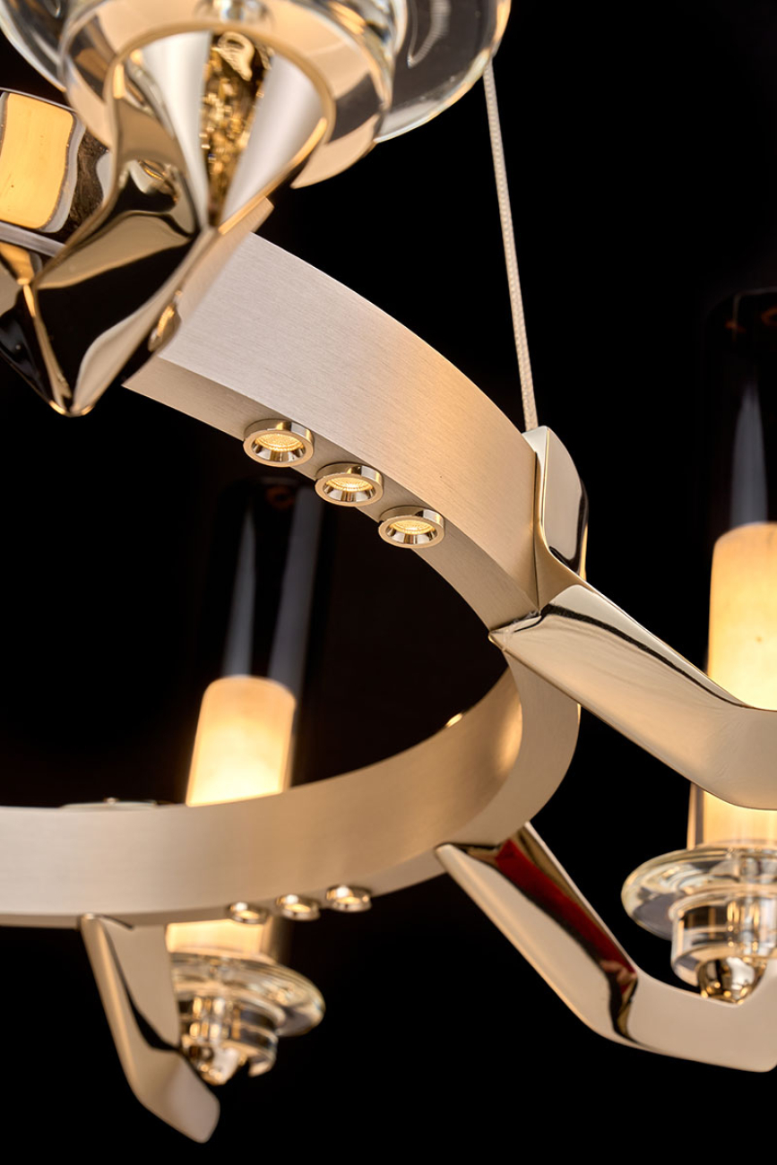 Подвесная люстра alana le7907/6 chrome