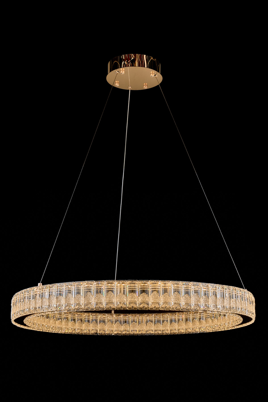 Подвесная люстра delaina le3012/800 gd