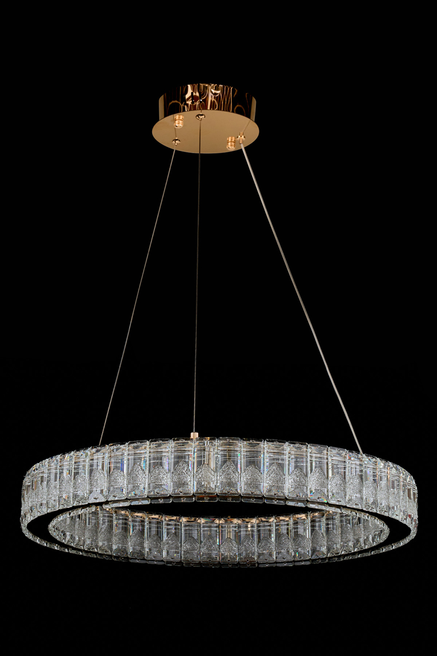 Подвесная люстра delaina le3012/600 gd