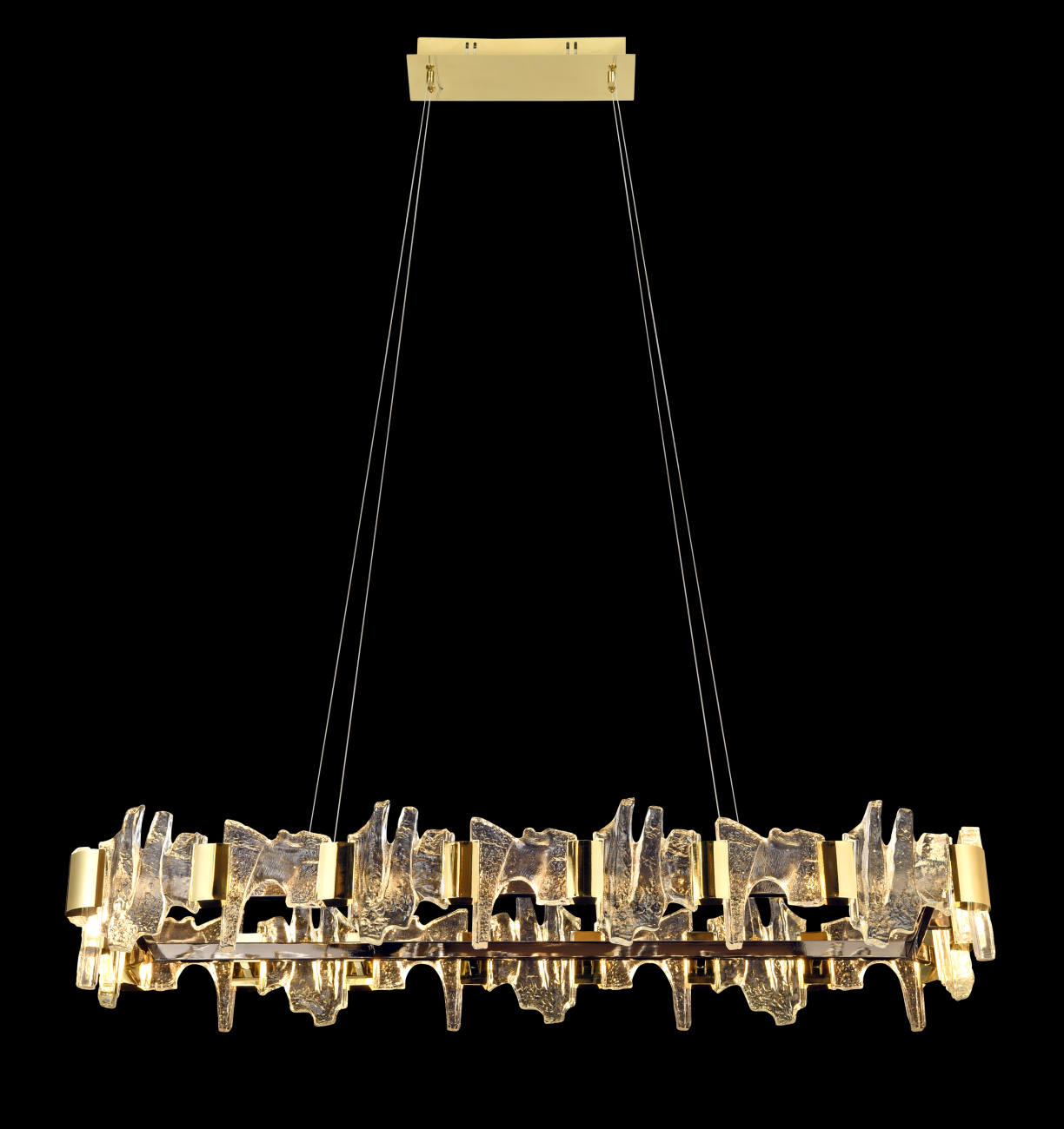 Подвесная люстра jamila le3034/1100l gd