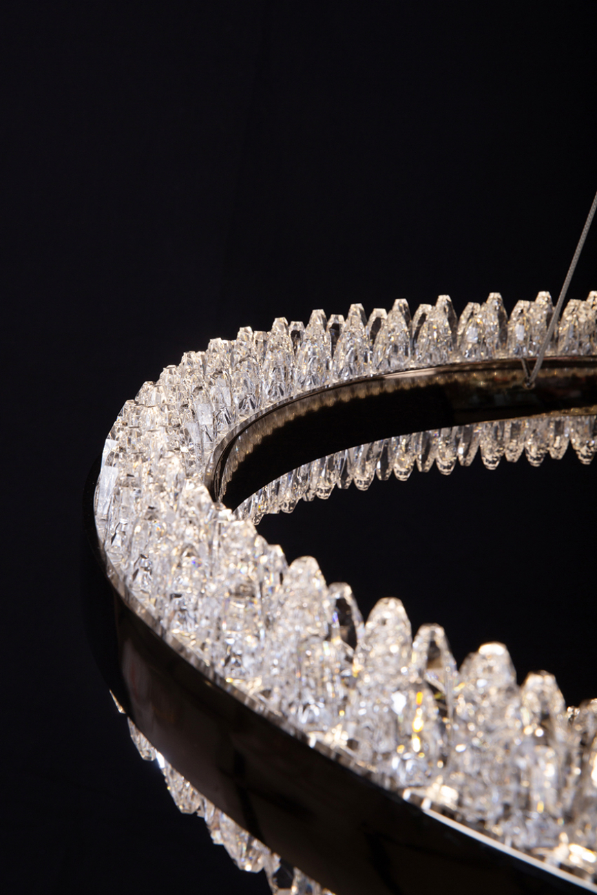 Подвесная люстра michel le7720/800-3k black chrome