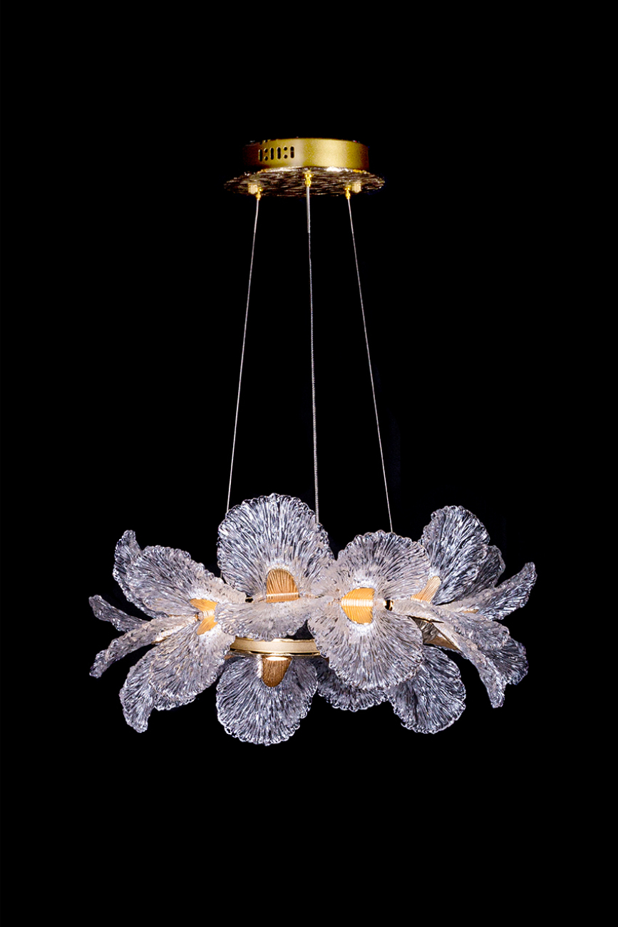 Подвесная люстра jardin le3032/620 gd/sh