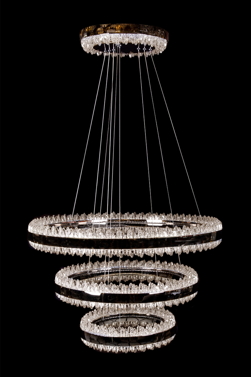 Подвесная люстра michel le7720/800-3k black chrome