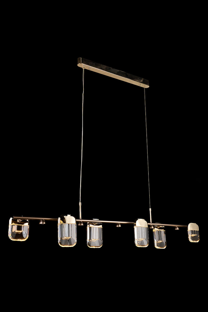 Подвесная люстра natali le7771/6l gold