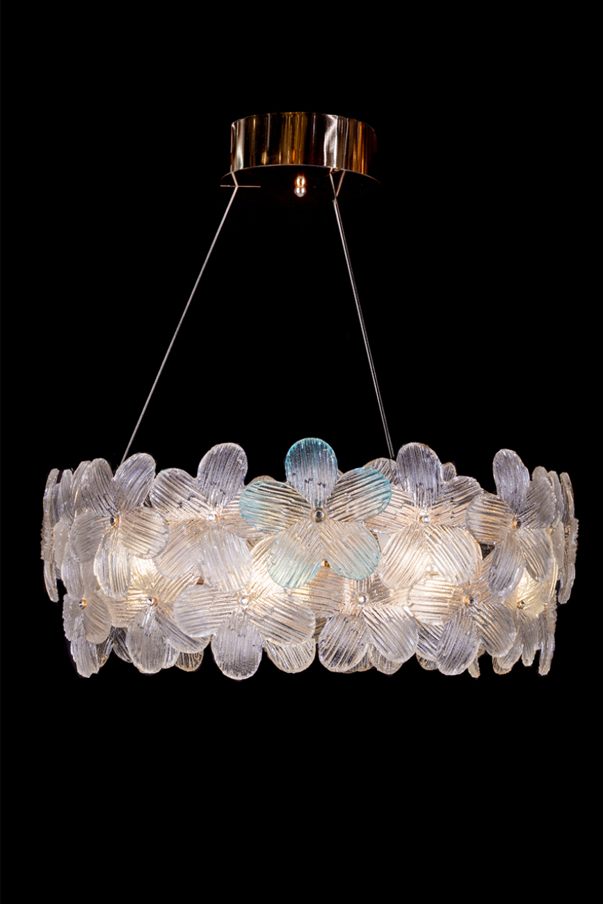 Подвесная люстра fleur le6867/600 gd