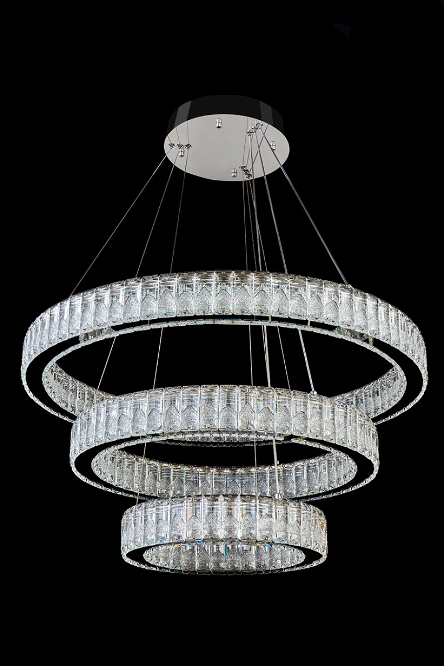 Подвесная люстра delaina le3012/800-3k ch