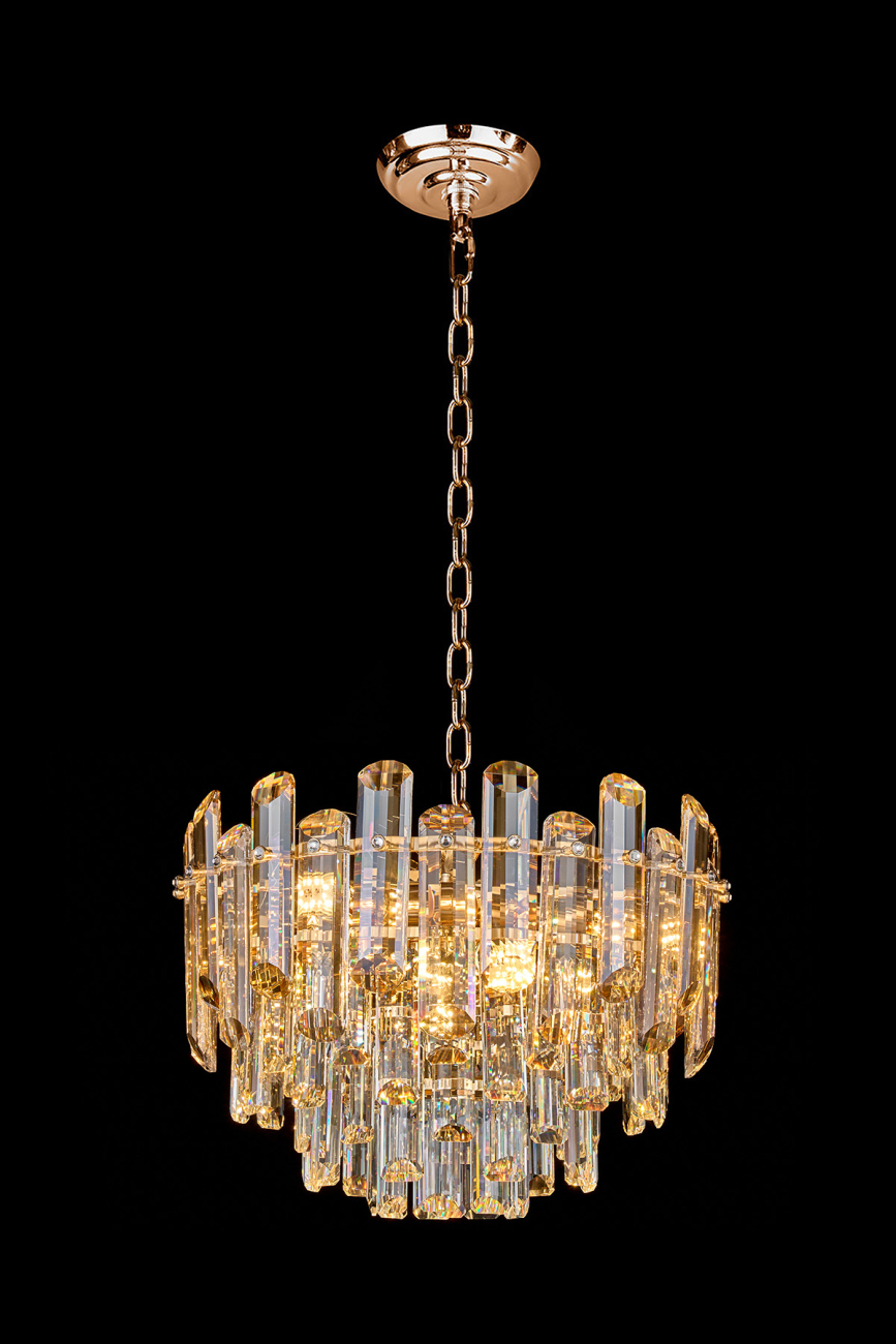 Подвесная люстра jacqueline le7161/400 gd/sh