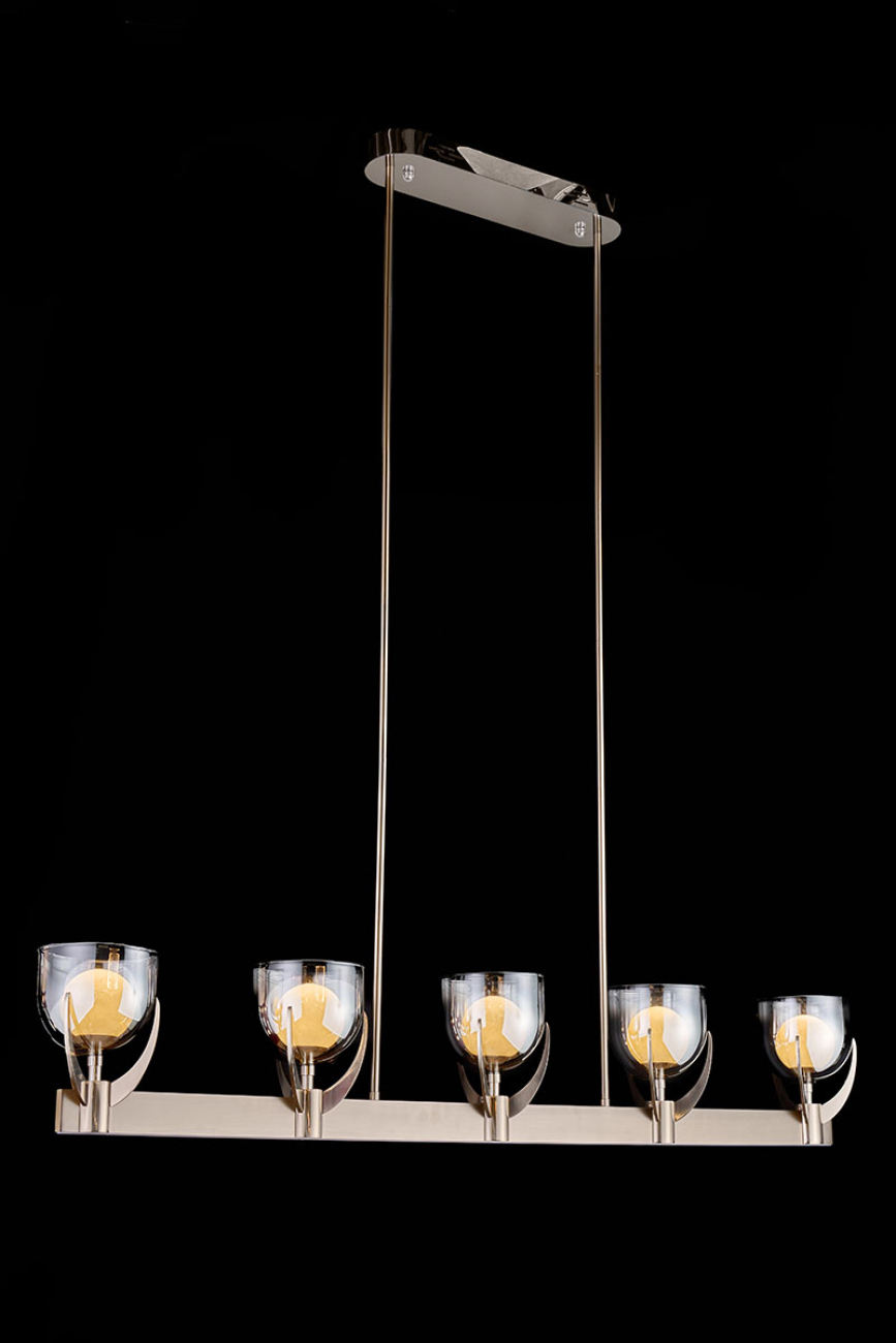 Подвесная люстра kelly le3055/5l gd