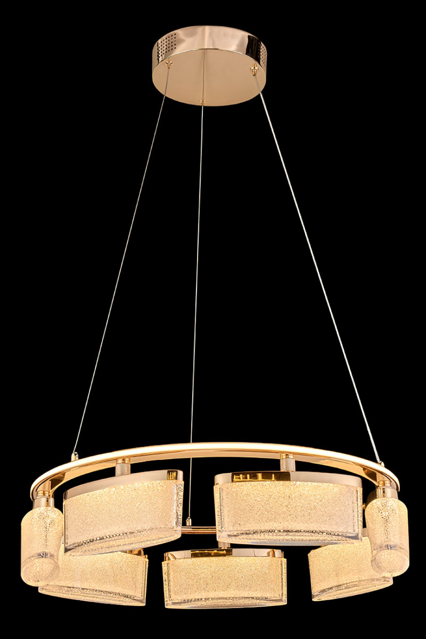 Подвесная люстра indiana le7910/7 gold