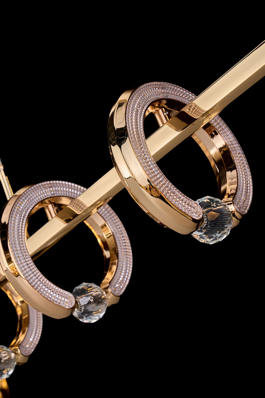 Подвесная люстра ani le7710/7l gold