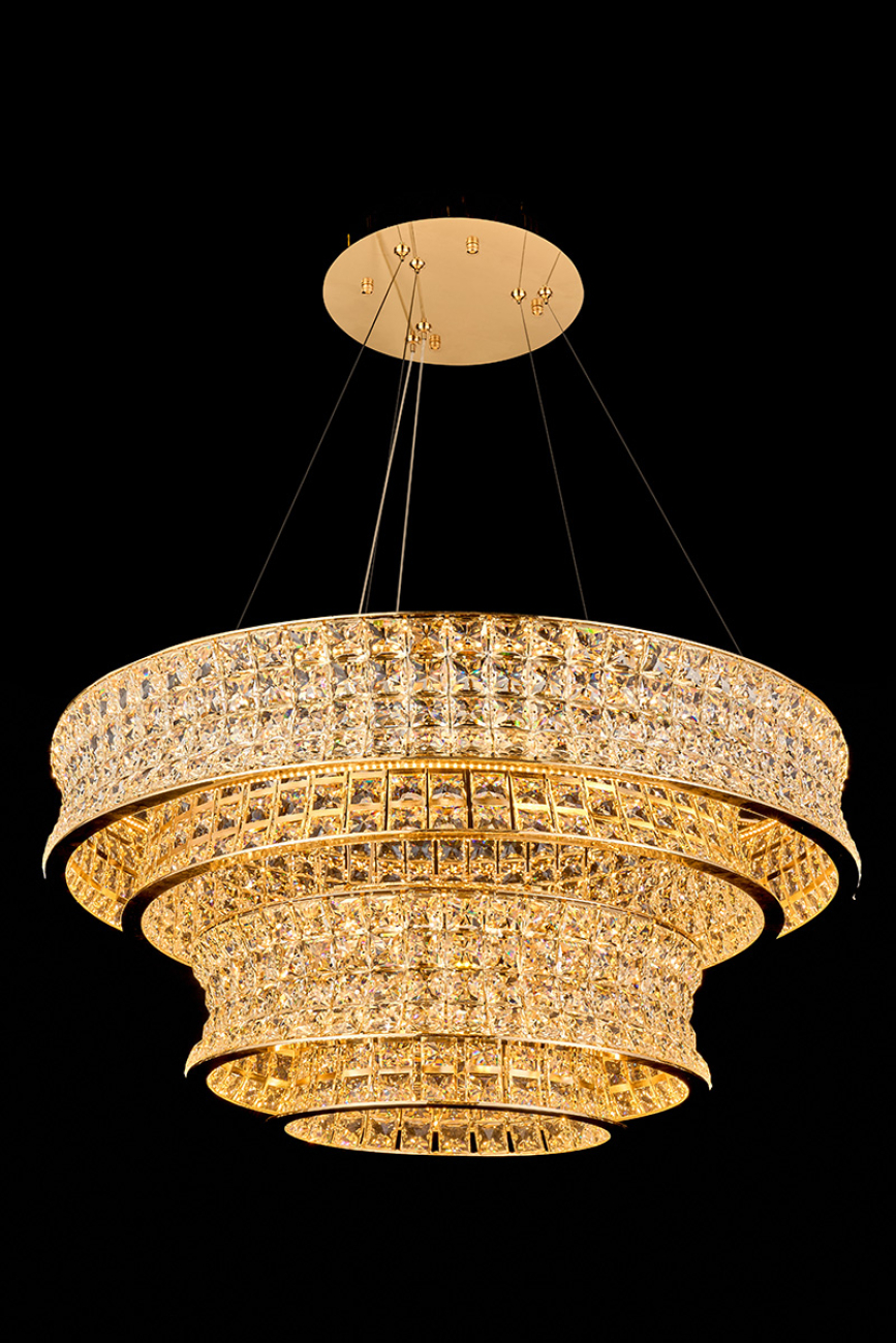 Подвесная люстра aurelie le3008/800-2k gd