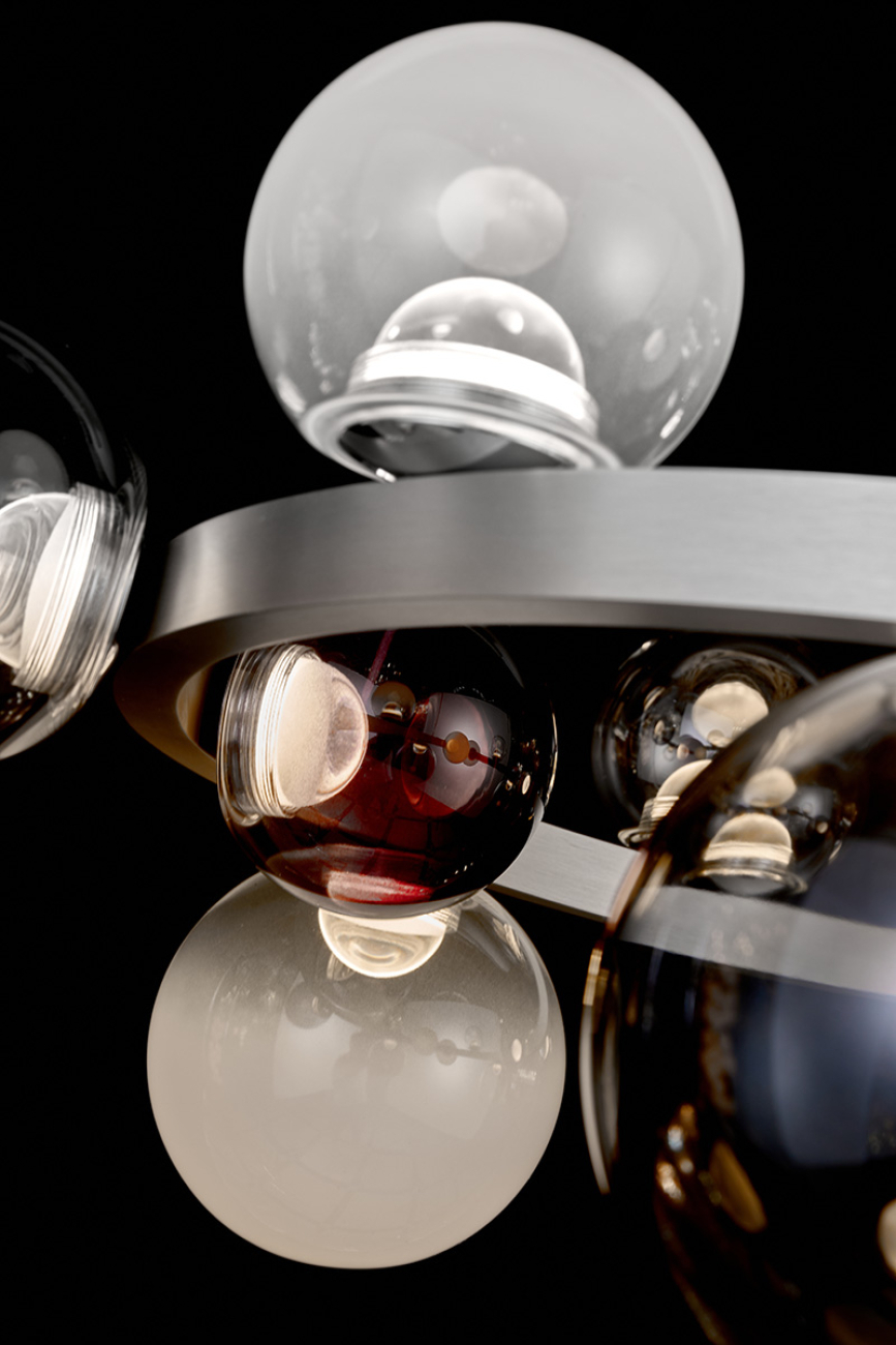 Подвесная люстра molecule le7723/680 chrome