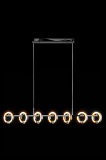 Подвесная люстра Ani LE7710/7L Black Chrome