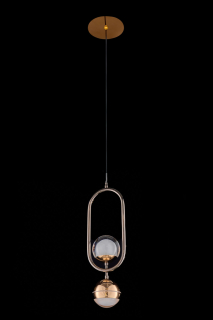 Подвесной светильник Lilith LE7709/1S Black Chrome/Gold
