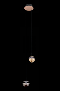Подвесной светильник Jelly LE7711/2S Gold/Black Chrome