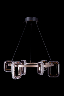 Подвесная люстра Theona LE7701/6 Grey/Black Chrome